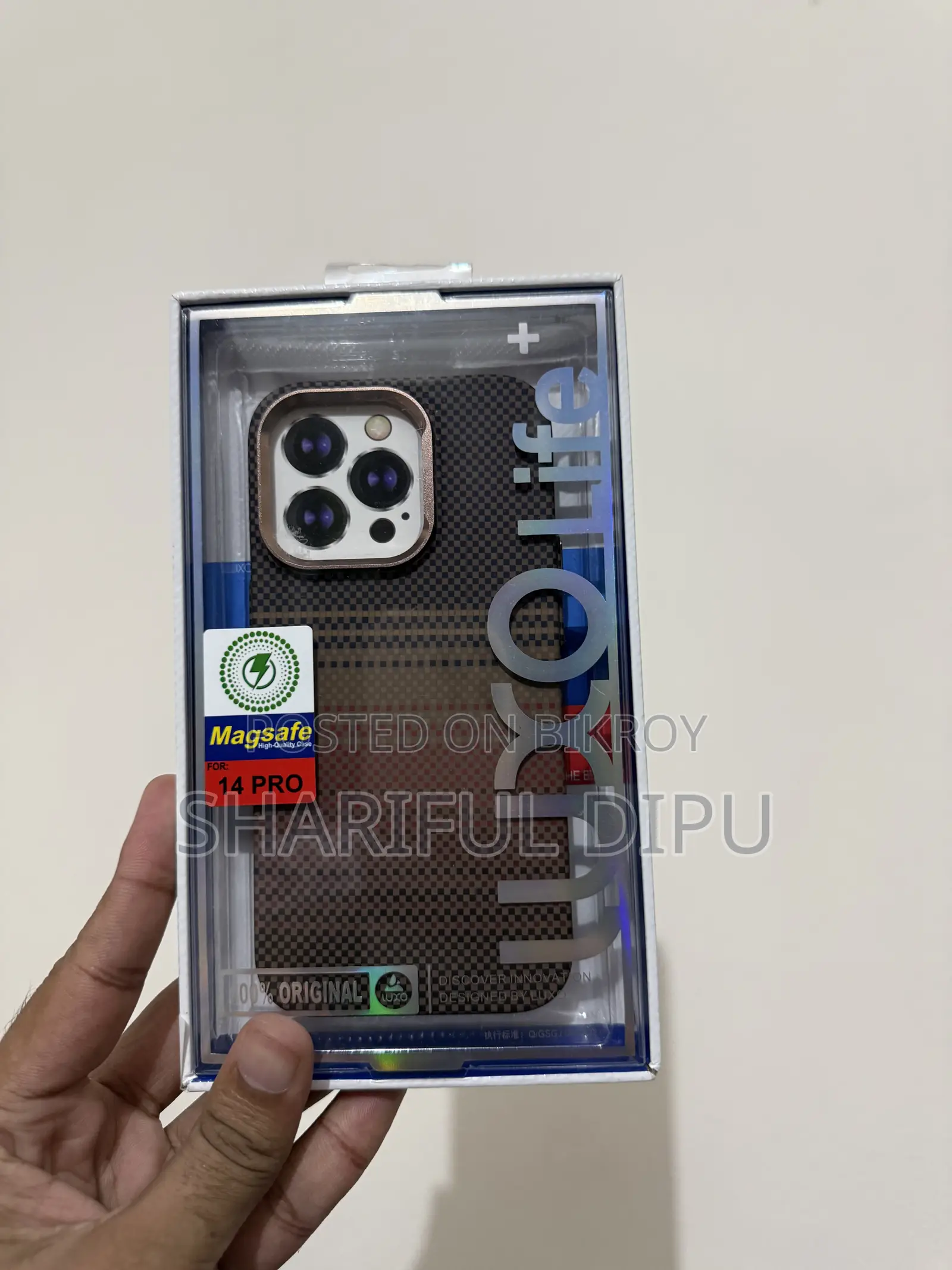 iPhone 14 Pro Luxo Life Magsafe Carbon Case