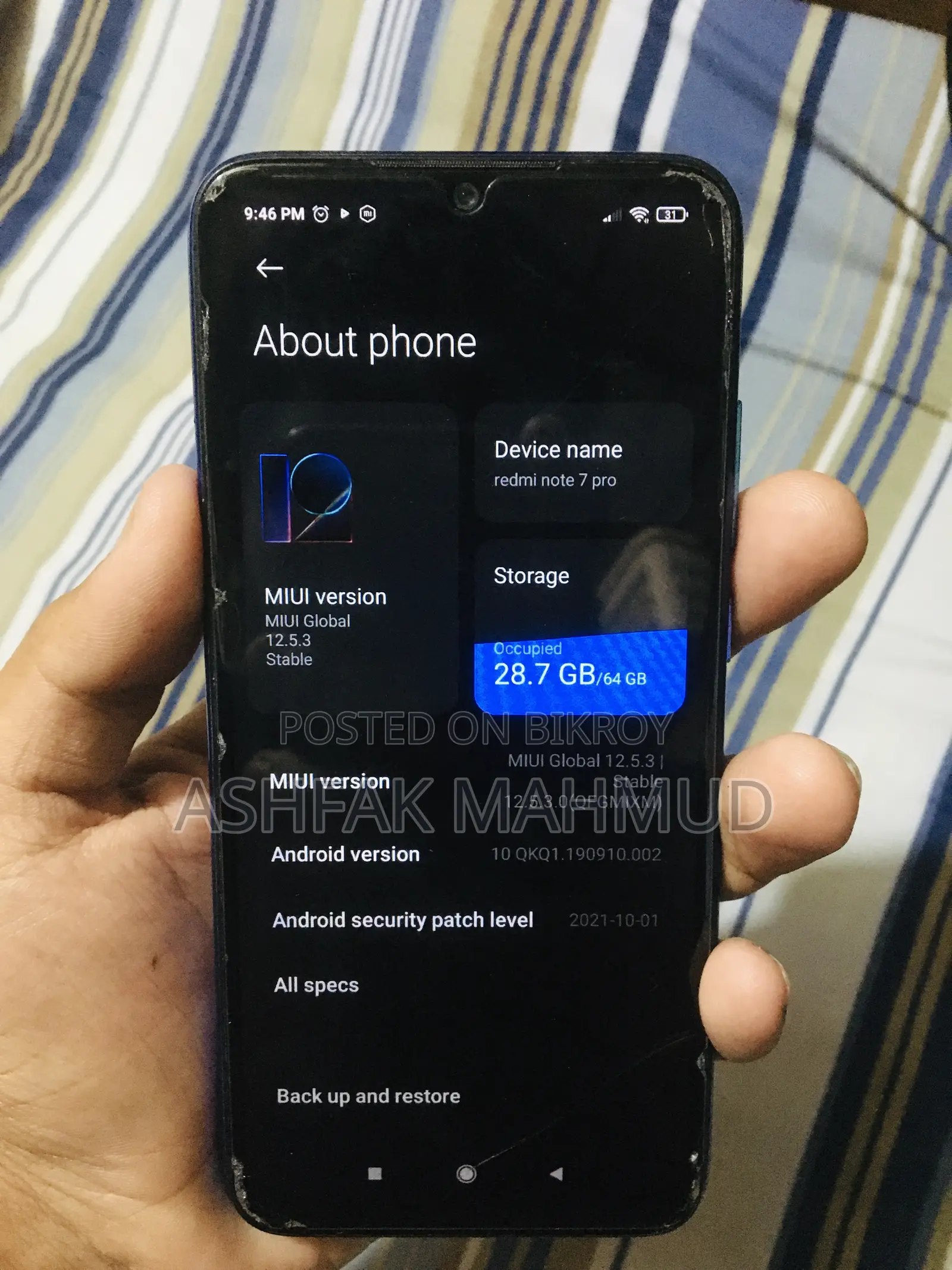 Xiaomi Redmi Note 7 64 GB Blue