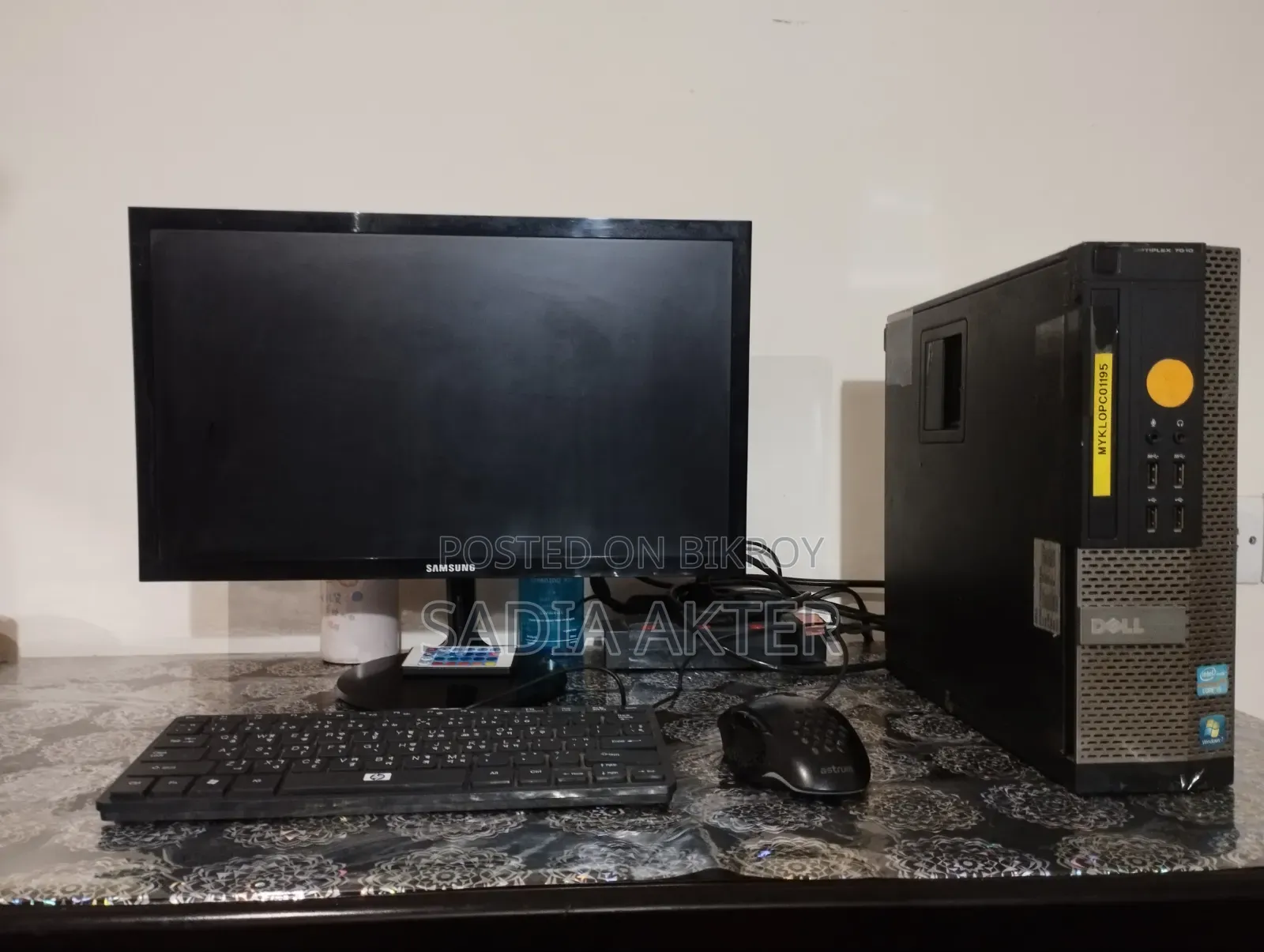 Desktop Computer Dell OptiPlex 7010 8GB Intel Core i5 HDD+SSD 500GB