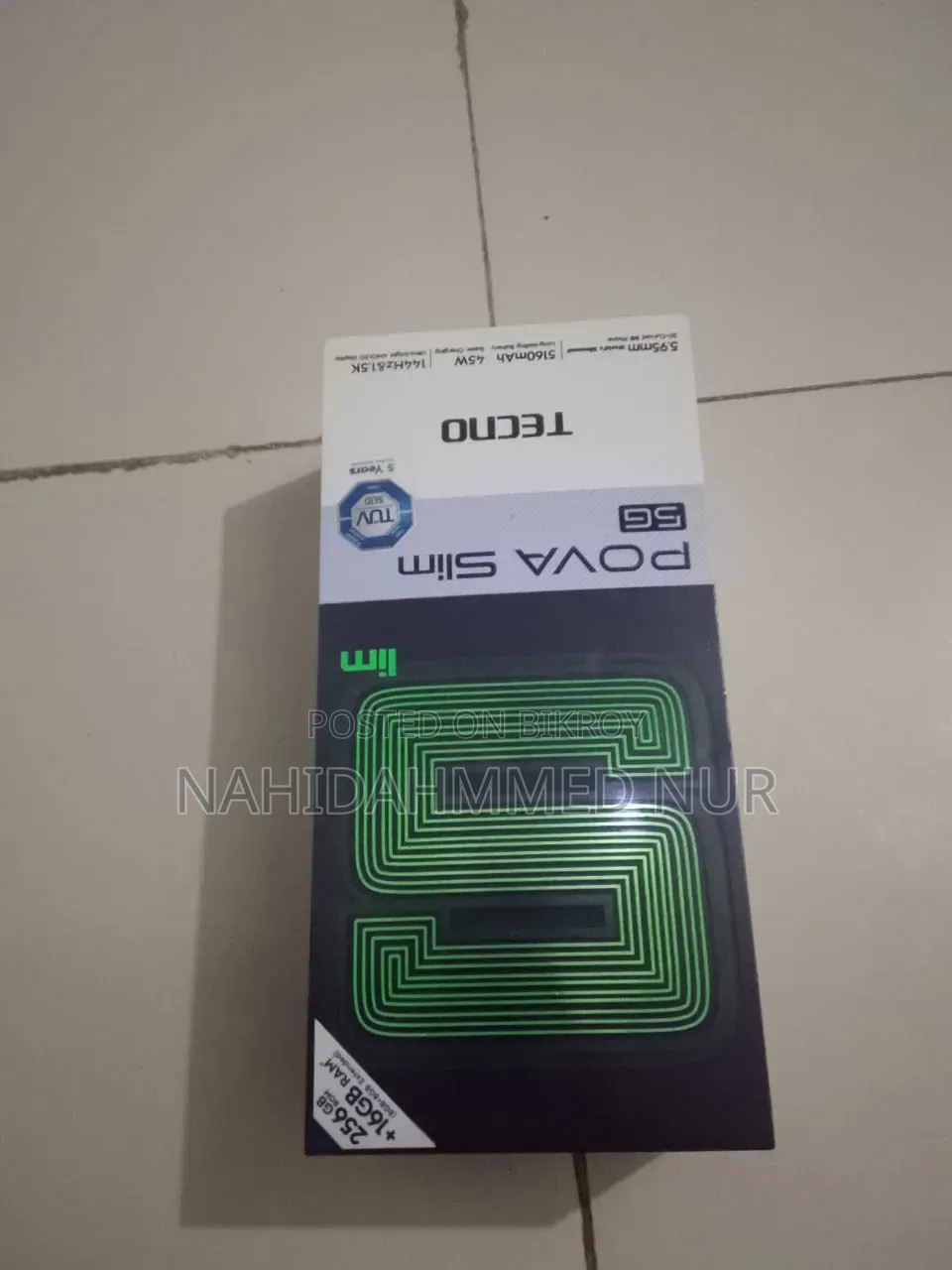 Tecno 256 GB Black