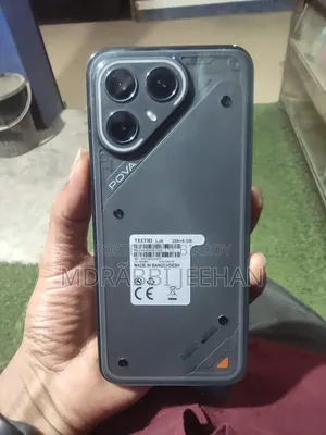 নতুন টেকনো পোভা ৭ প্রো ৫জি ২৫৬ জিবি ব্ল্যাক