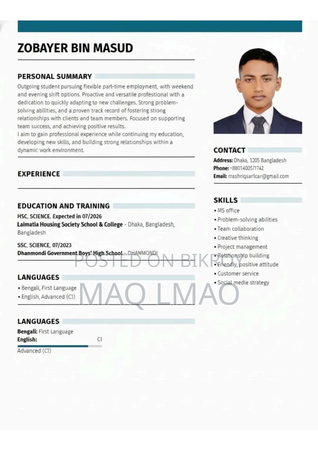 Really in Need of a Job Right Now
