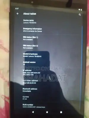 Lenovo Tab 4 8 16 GB Black