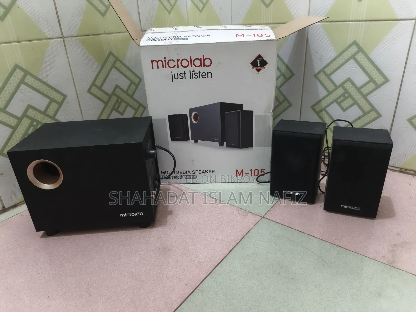 Microlab Speaker used for two months, absolutely new condition