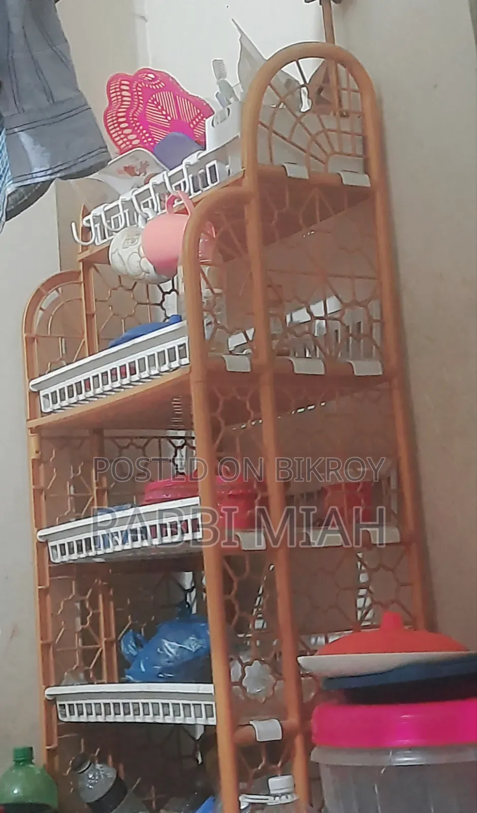Wardrobe and Plastic Rack