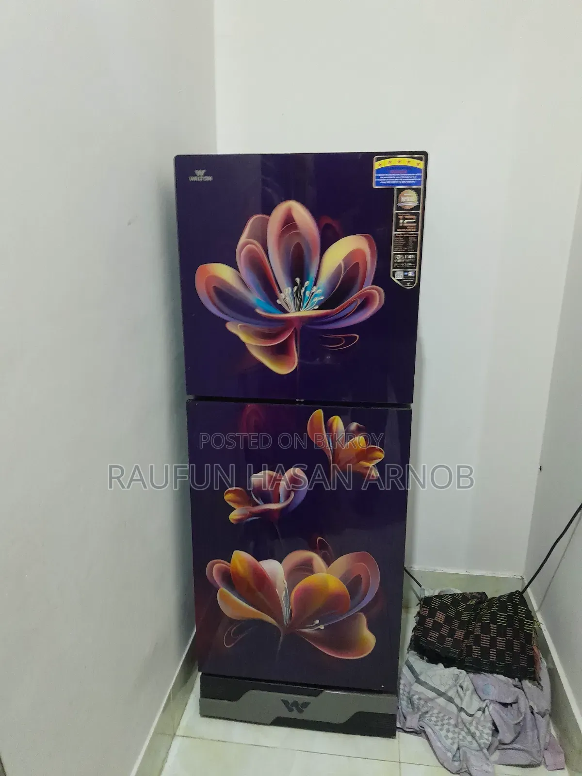 Walton 157L Double Door Refrigerator | 11 Months Used | Excellent Condition