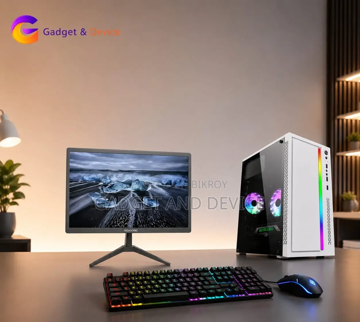 New Desktop Computer 8GB Intel Core I3 SSD 256GB