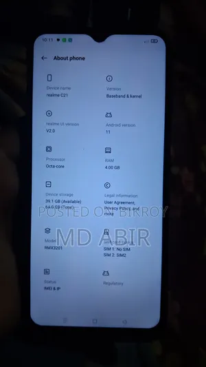 Realme C21Y 64 GB Black