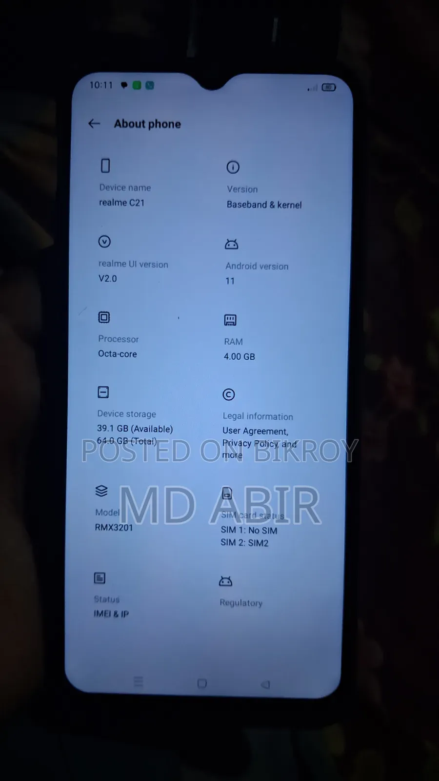 Realme C21Y 64 GB Black