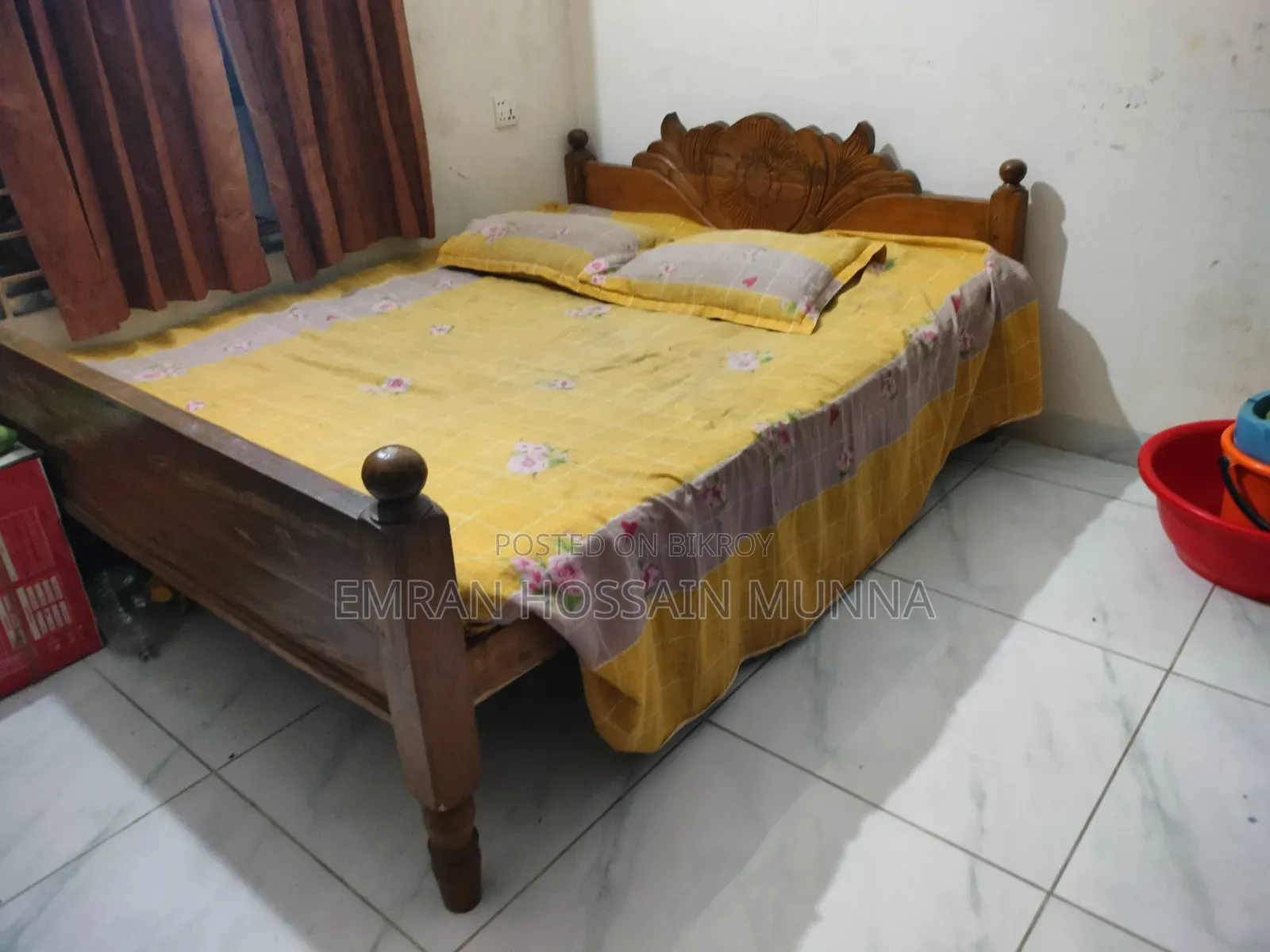 Used bed and a fan for sale