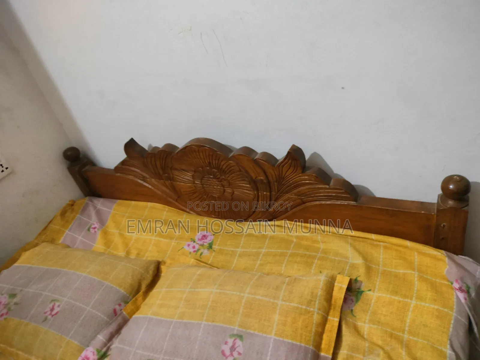 Used bed and a fan for sale