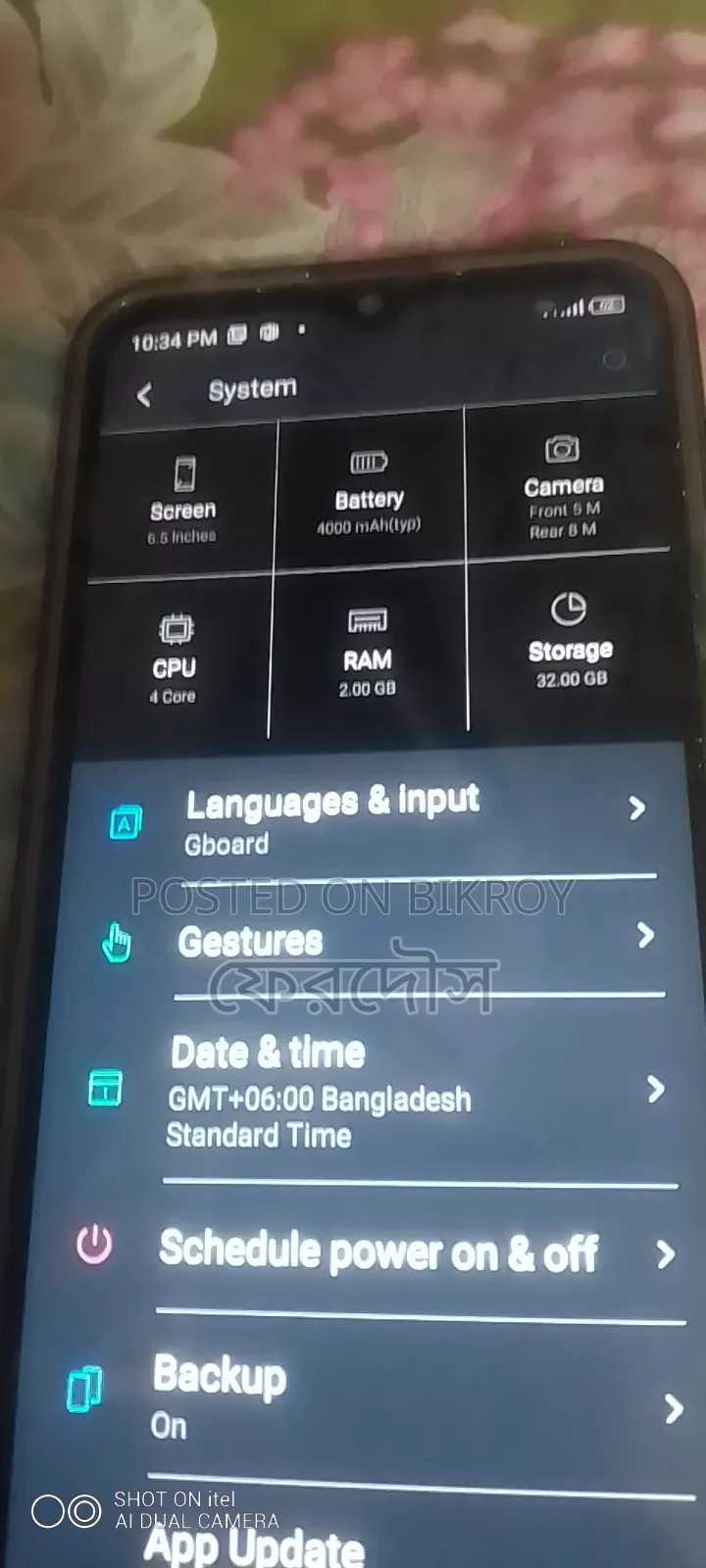 Itel Vision 1 Pro 32 GB Blue
