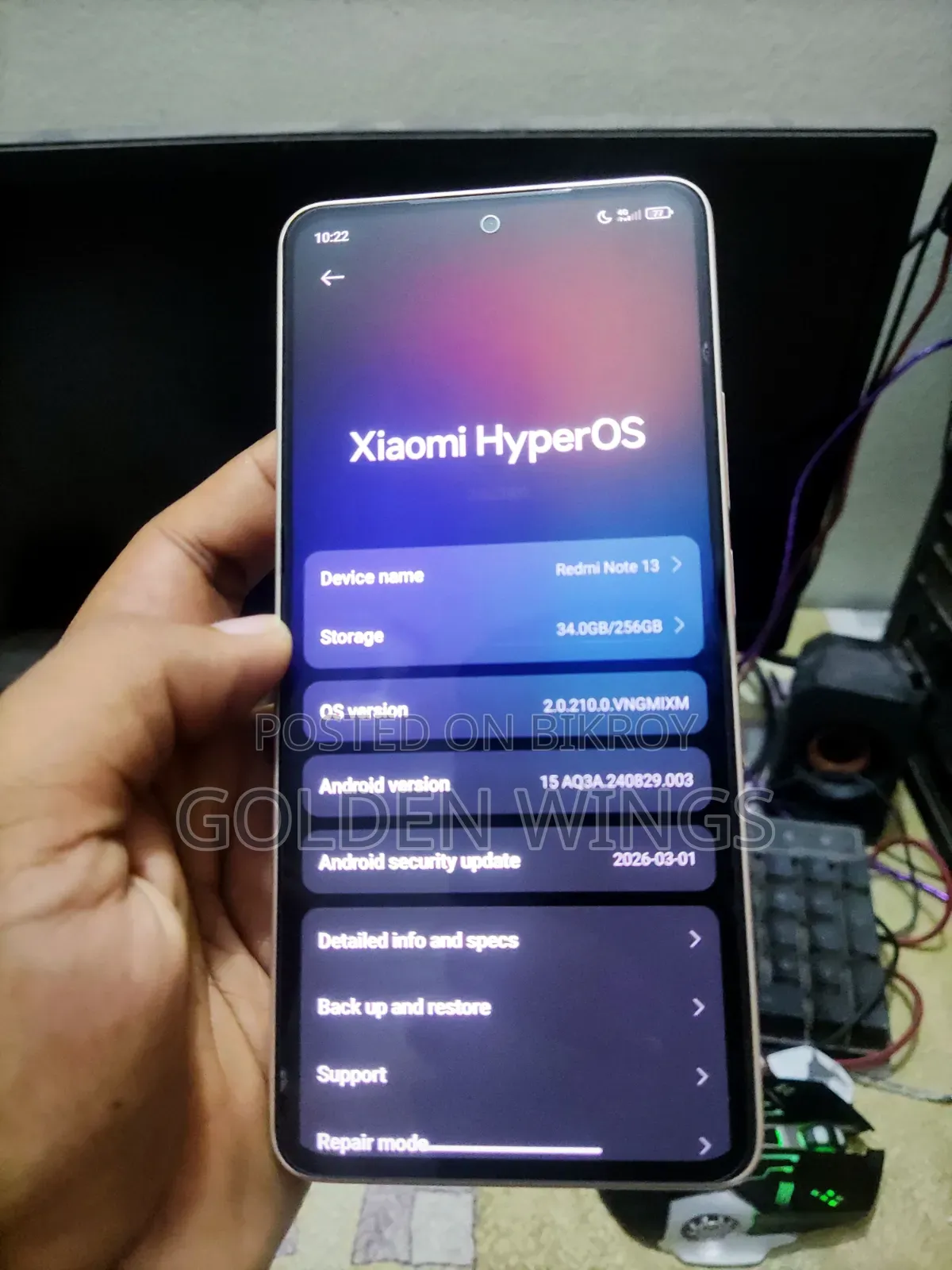 Xiaomi Redmi Note 13 256 GB Rose Gold