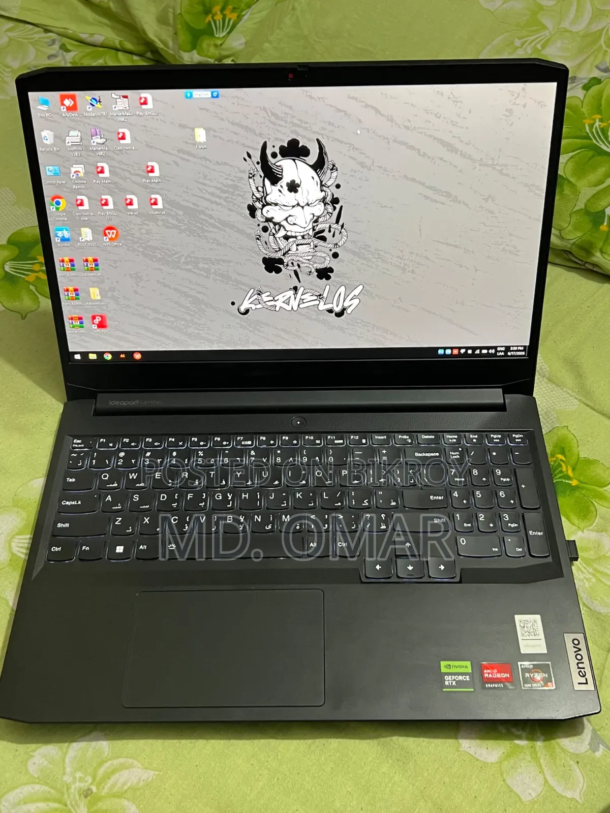 Laptop Lenovo Ideapad Gaming 3 8GB AMD Ryzen 5 SSD 512GB