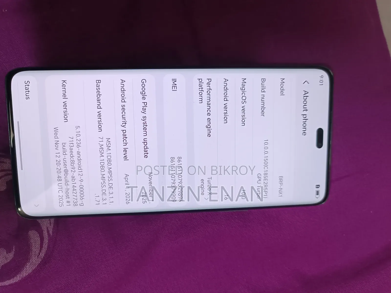 অনার এক্স৯সি ২৫৬ জিবি