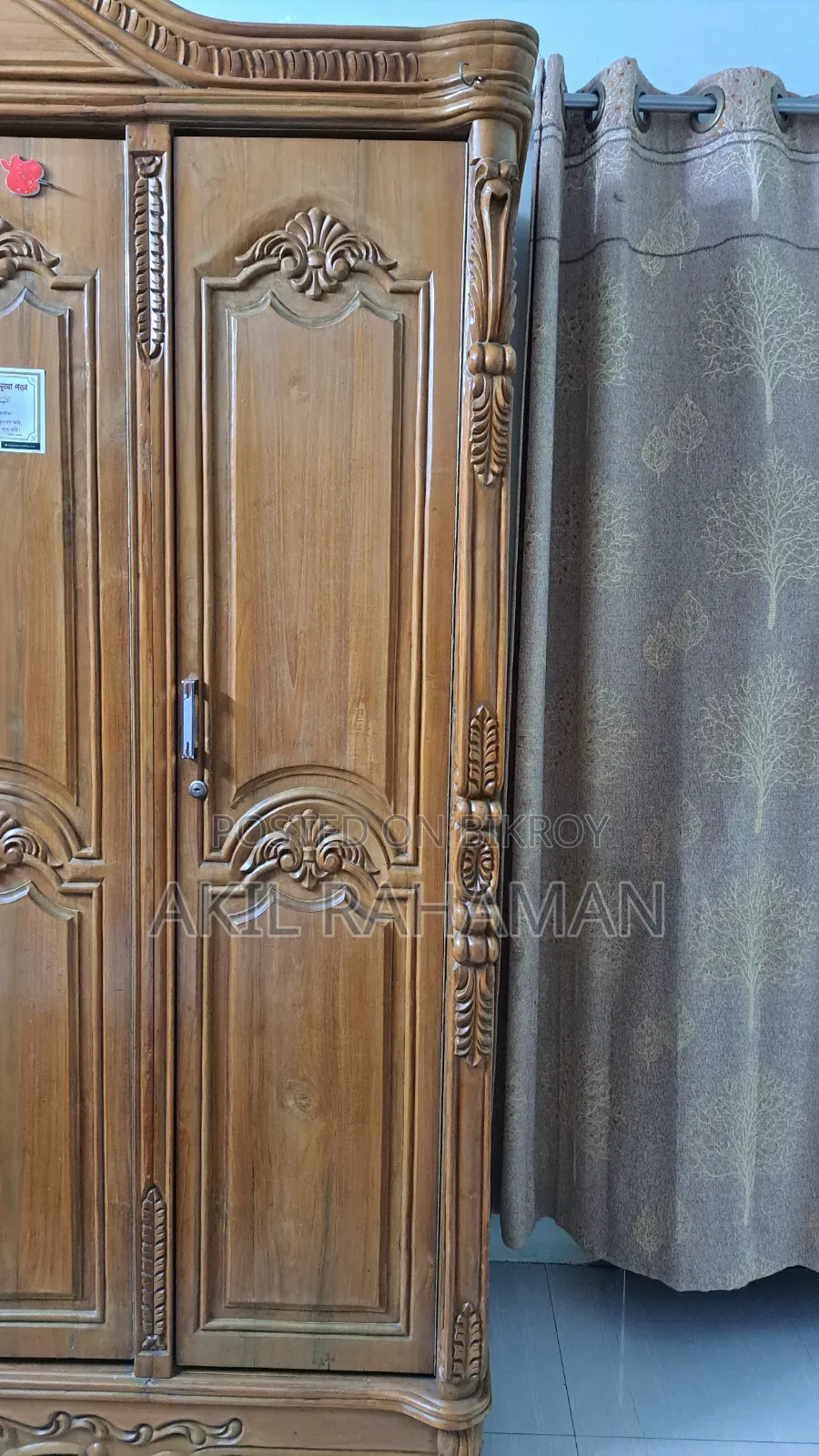 (Almirah)শেগুন কাঠের আলমারি