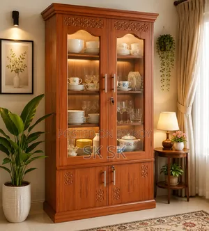 Malaysian Wood Showcase, Stylish Glass