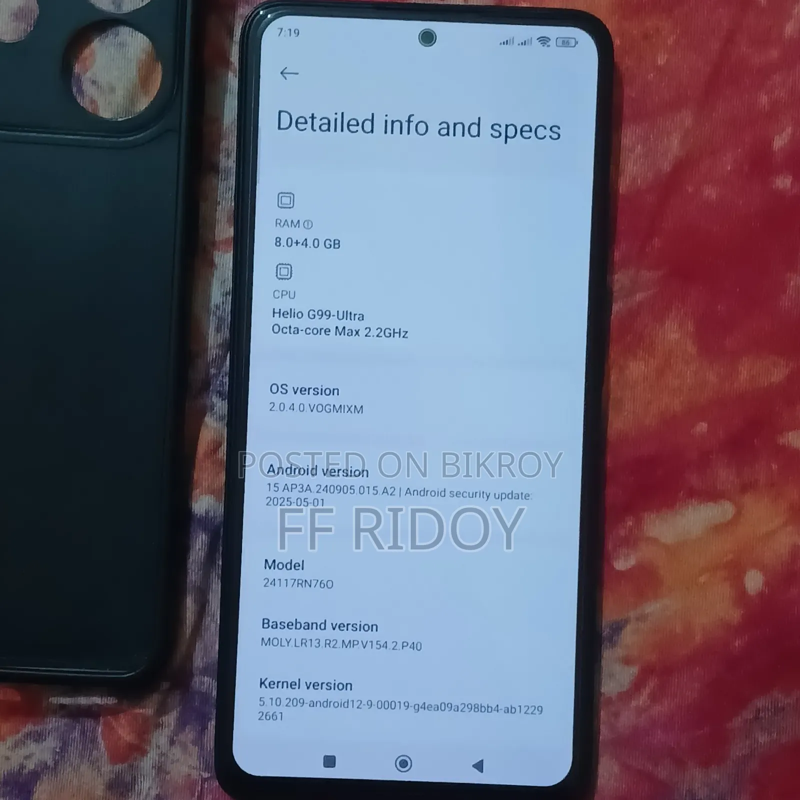 Xiaomi Redmi Note 14 4G 256 GB Black