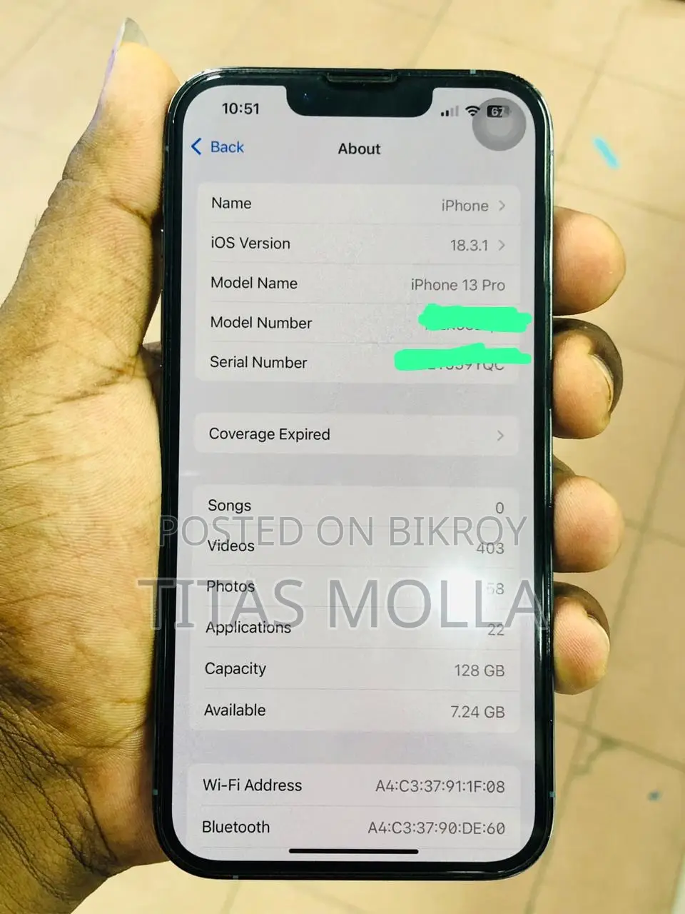 Apple iPhone 13 Pro 128 GB Purple