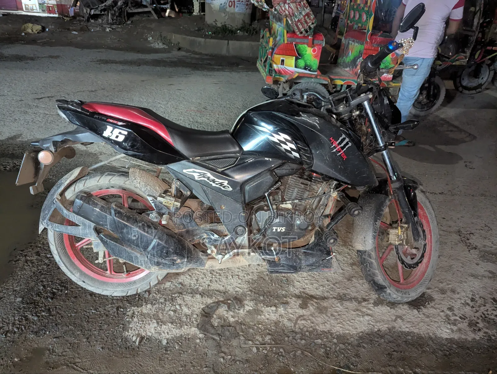 TVS Apache RTR 160 4V 2020 Black