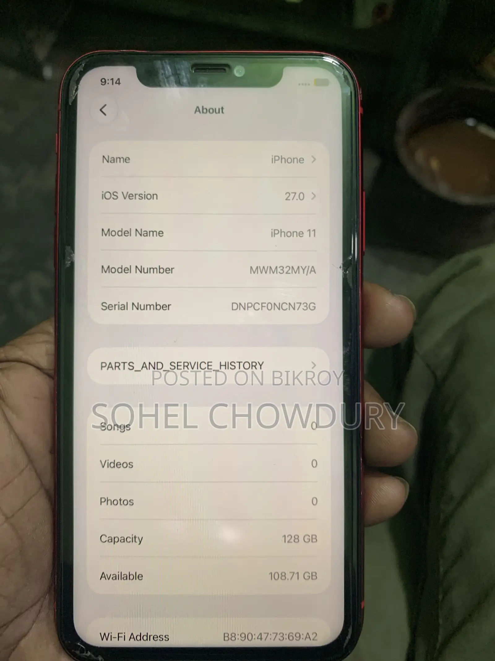 Apple iPhone 11 128 GB Red