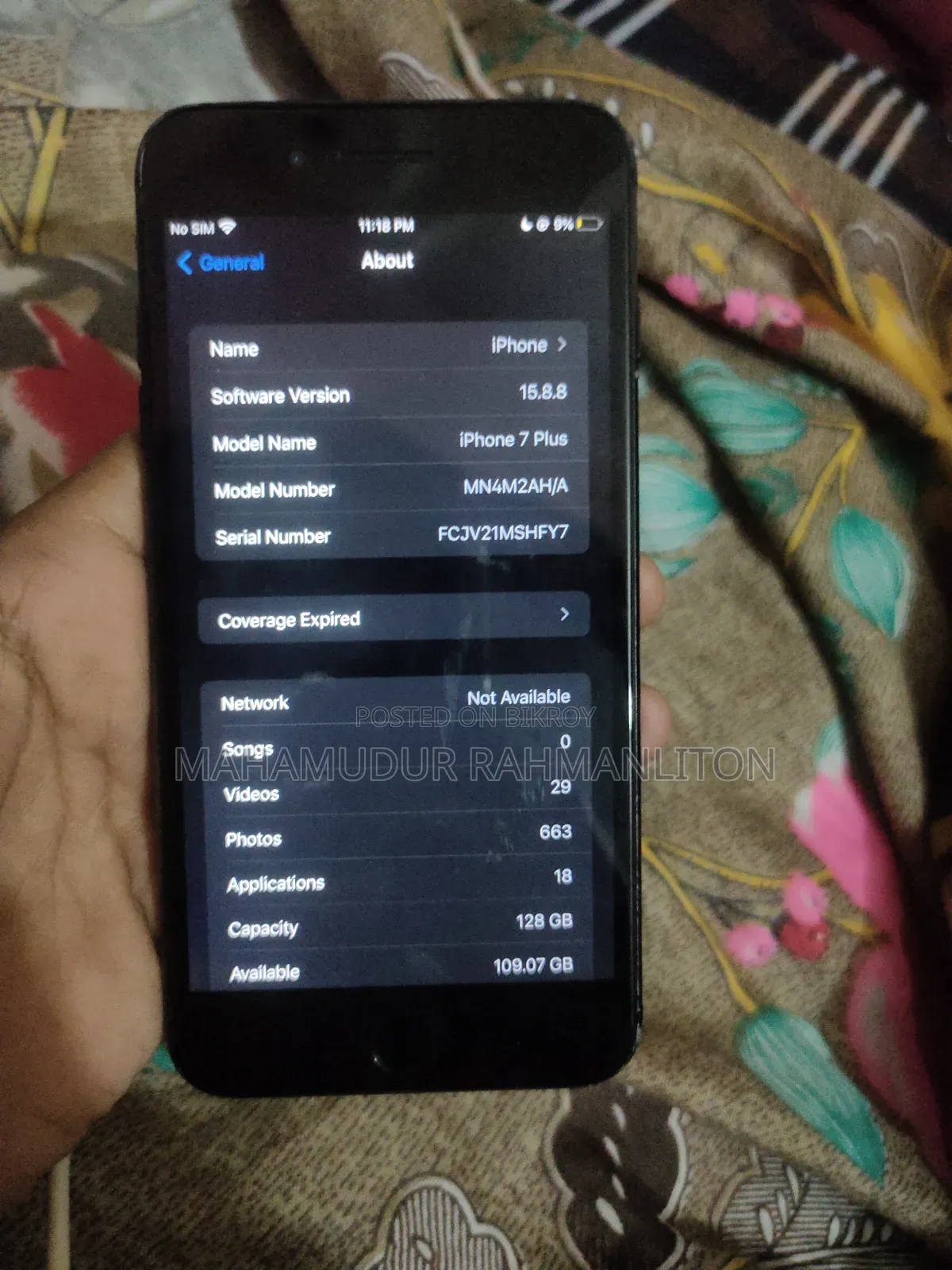 Apple iPhone 7 Plus 128 GB Black