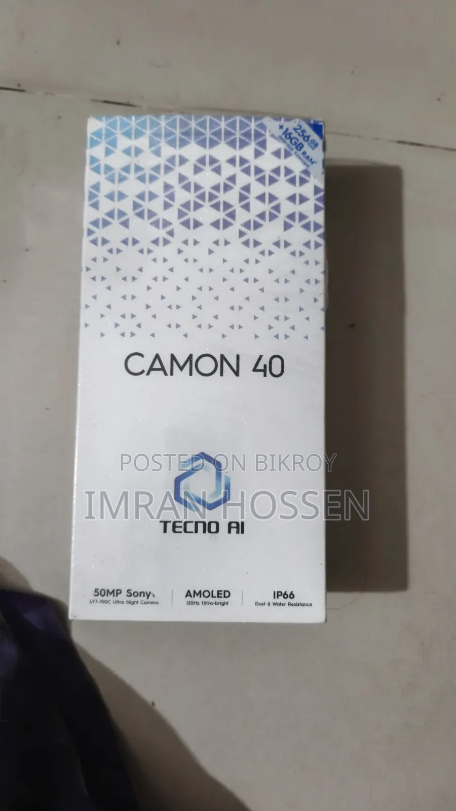 Tecno Camon 40 256 GB Black