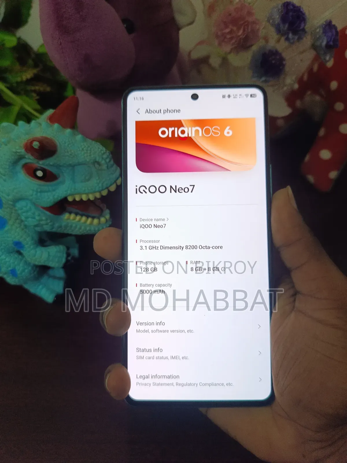iQOO 128 GB Blue