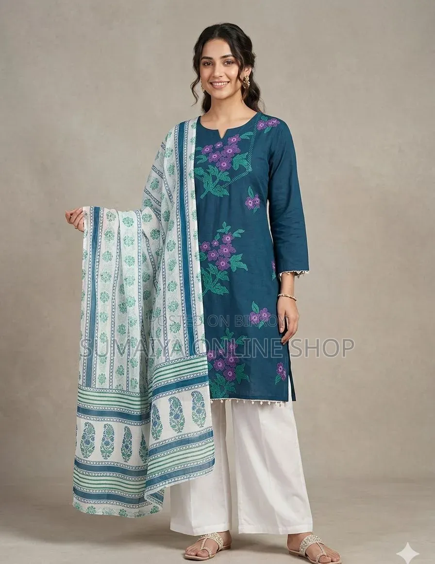 Readymade Printed Three Piece