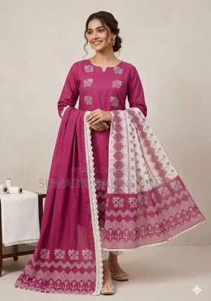 Readymade Printed Three Piece