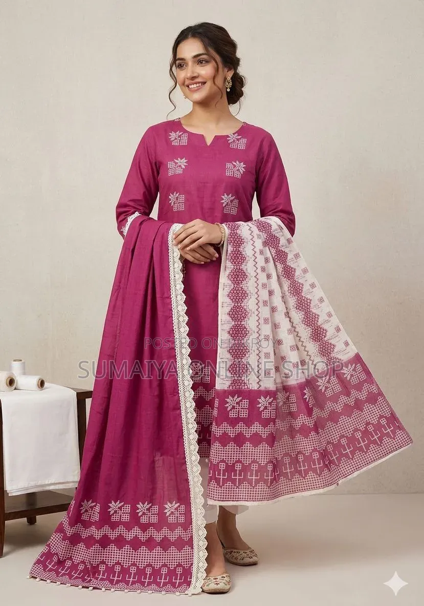 Readymade Printed Three Piece