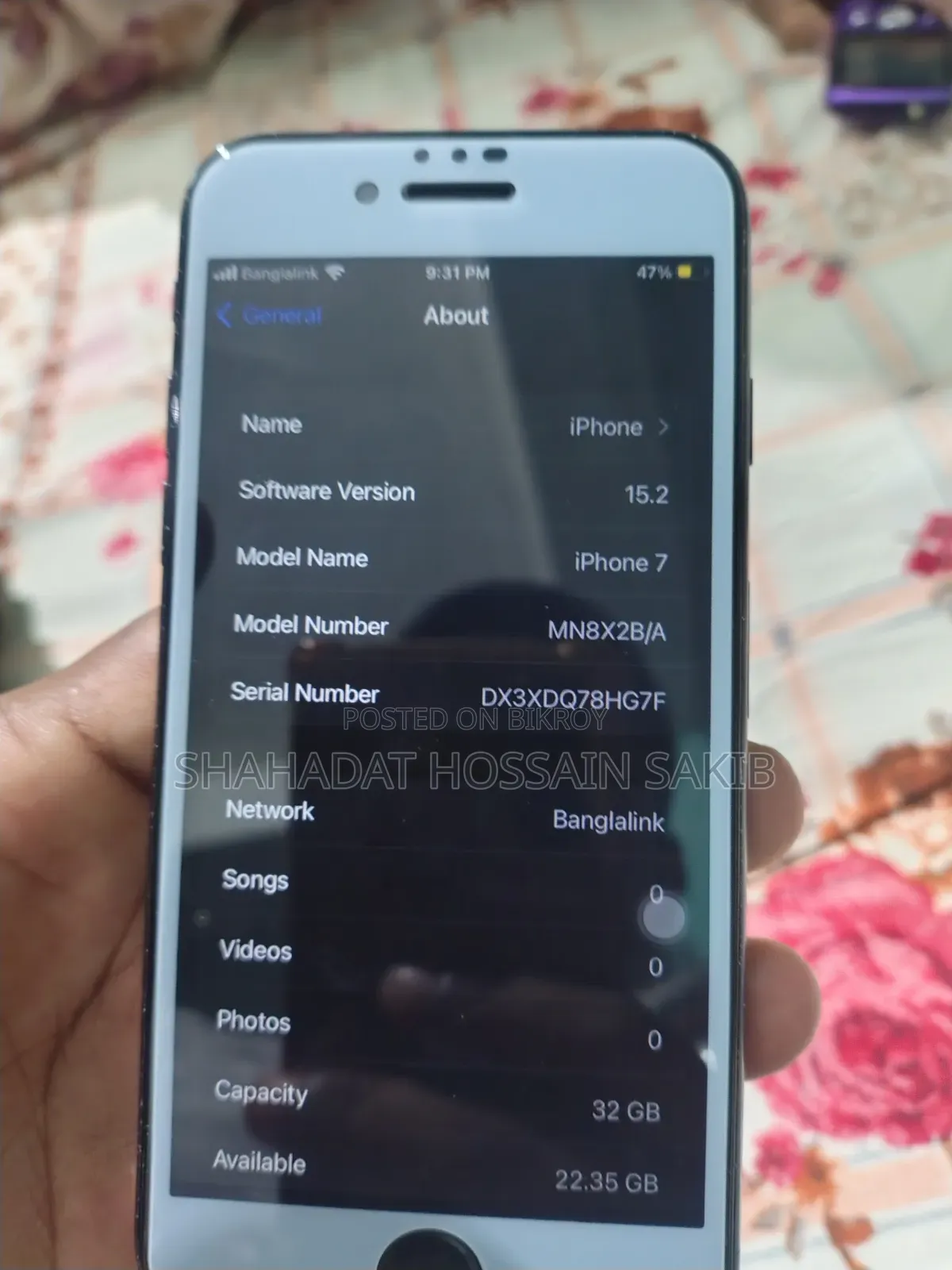 Apple iPhone 7 32 GB Black
