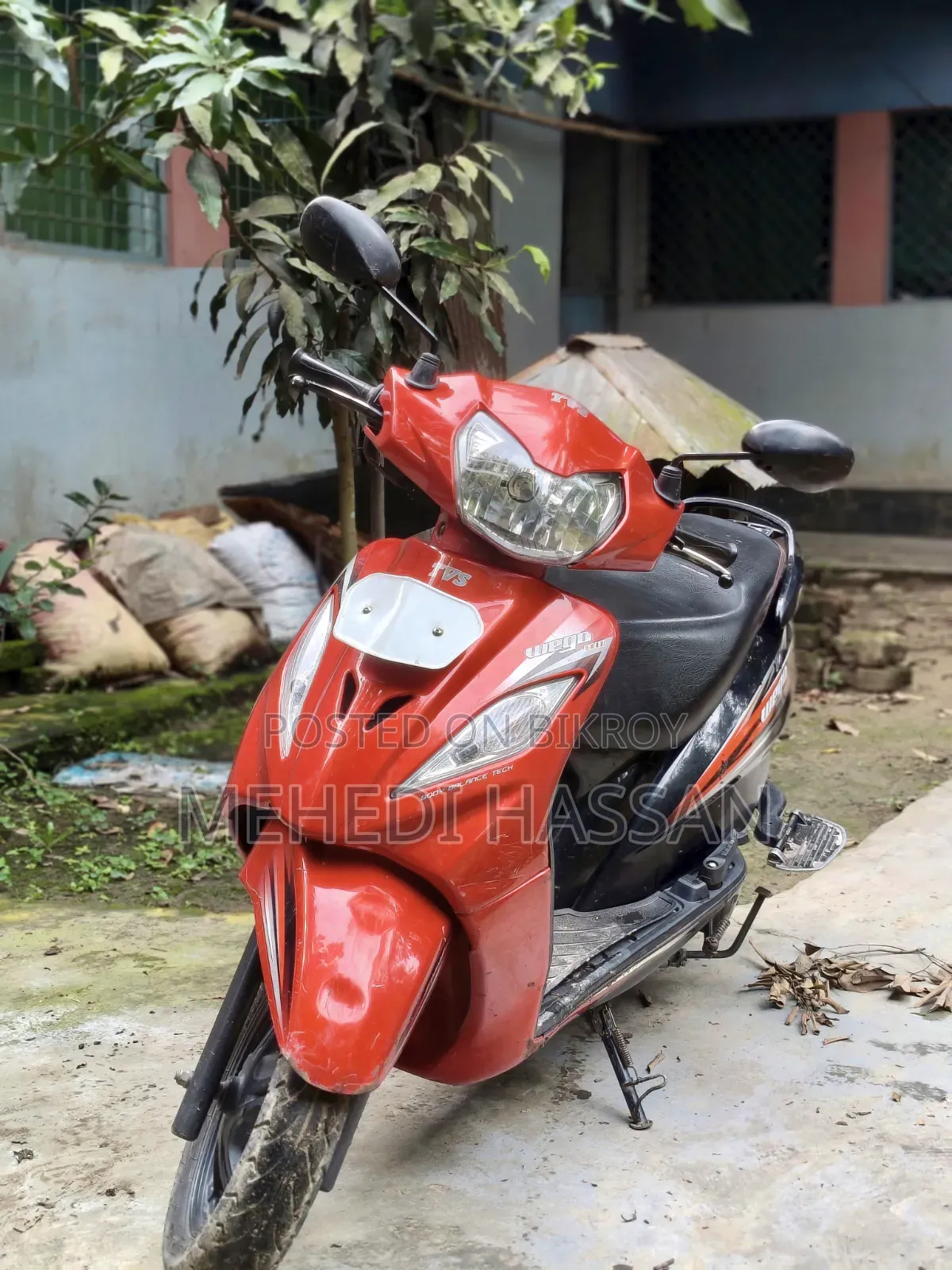TVS Wego 2020 Red