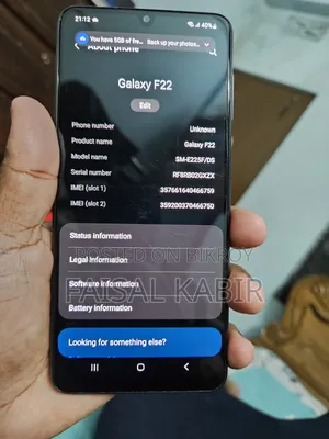 Samsung Galaxy F22 128 GB Black