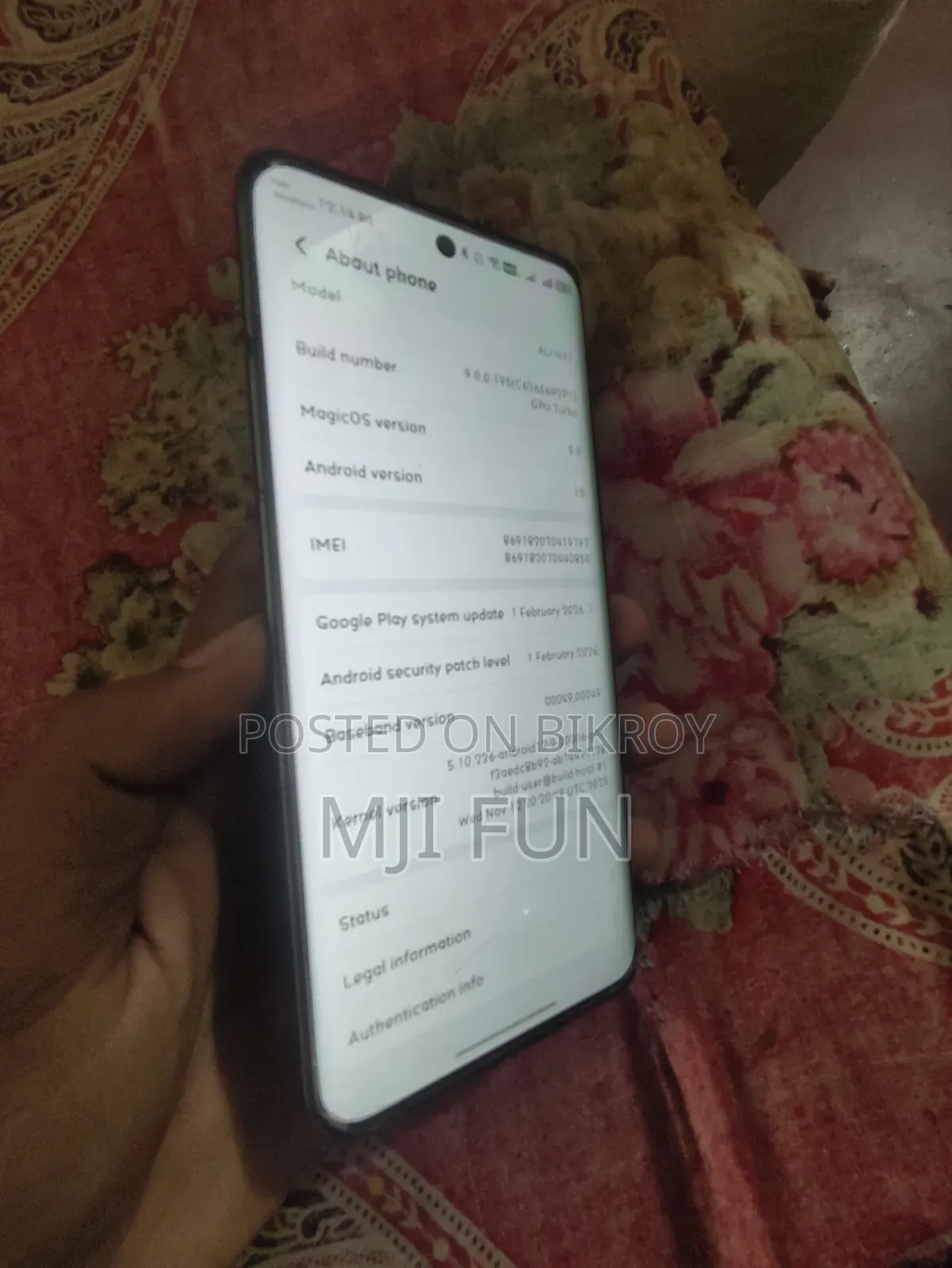 অনার এক্স৯বি ৫জি ২৫৬ জিবি কমলা