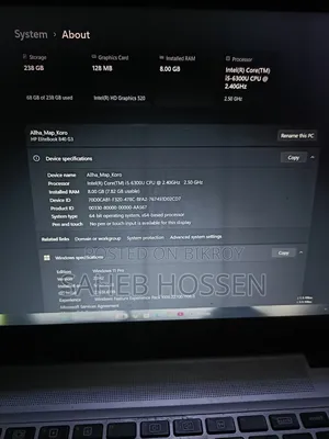 Laptop HP EliteBook 840 G3 8GB Intel Core i5 SSD 256GB
