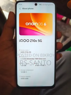 New iQOO Z10 128 GB White