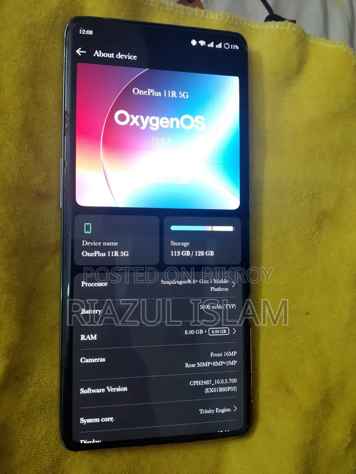 OnePlus 11R 128 GB Silver