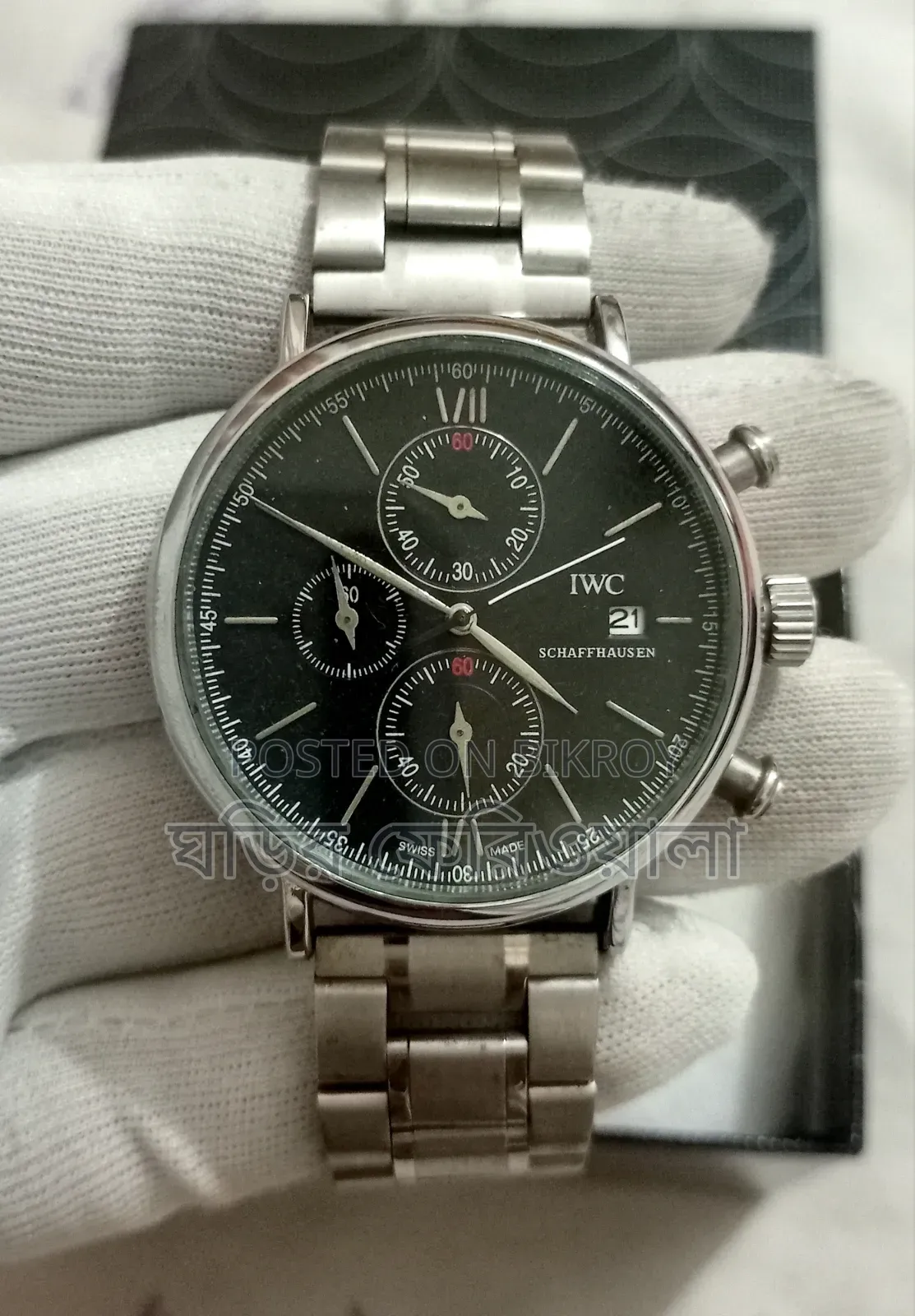 AAA Grade IWC Quartz Chronograph Watch