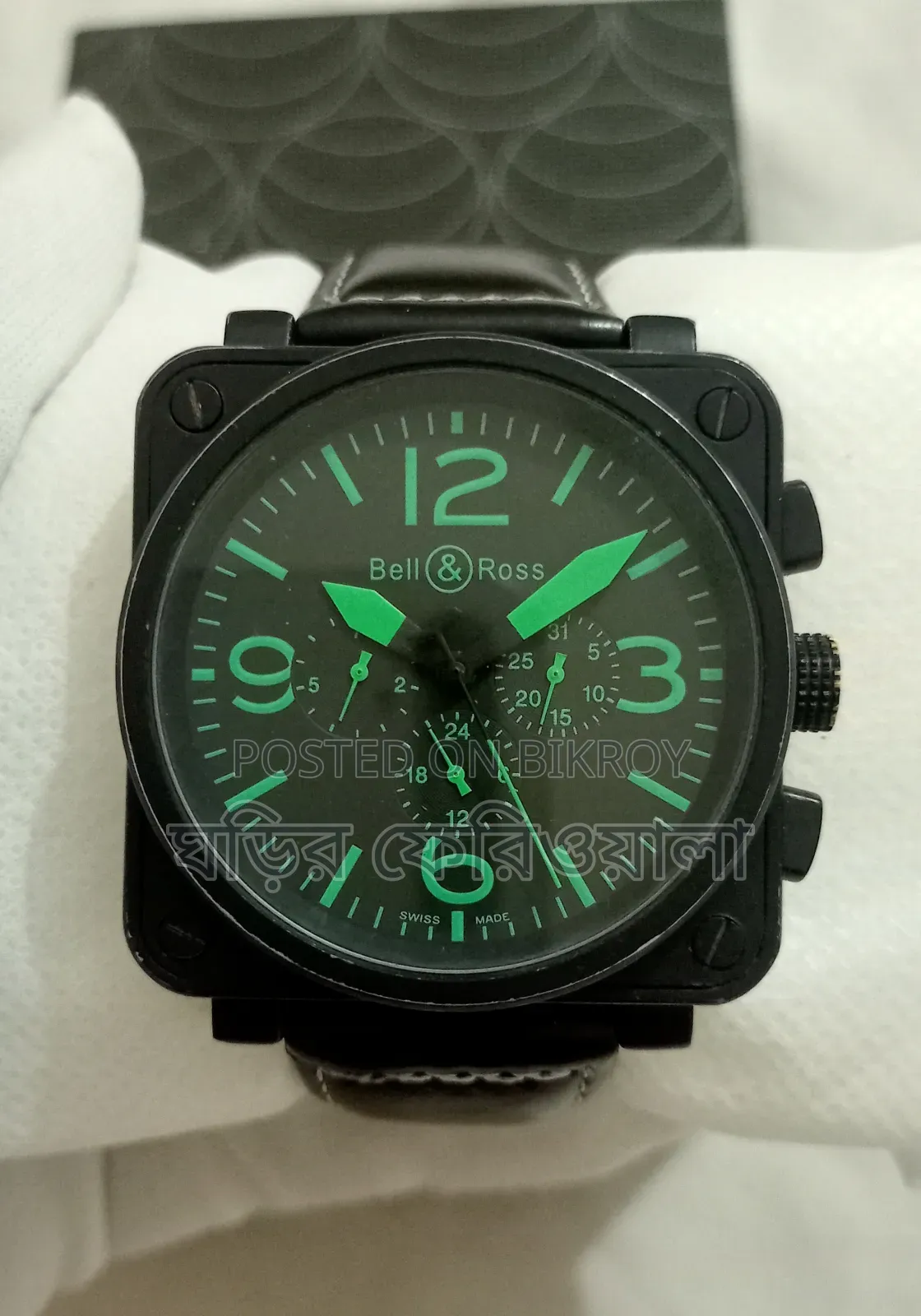 European Grade Bell Ross Automatic Chronograph Watch
