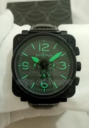European Grade Bell Ross Automatic Chronograph Watch