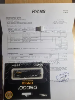 256GB SSD With Warranty and Windows