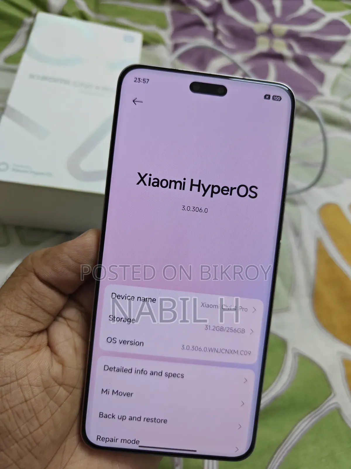 Xiaomi Civi 4 Pro 256 GB Pink