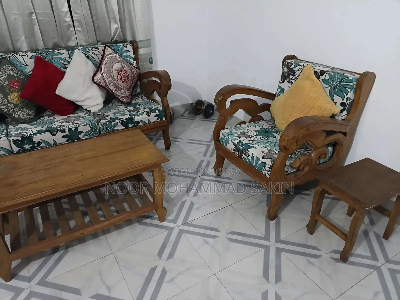 Chittagong Teak Wood Sofa Set