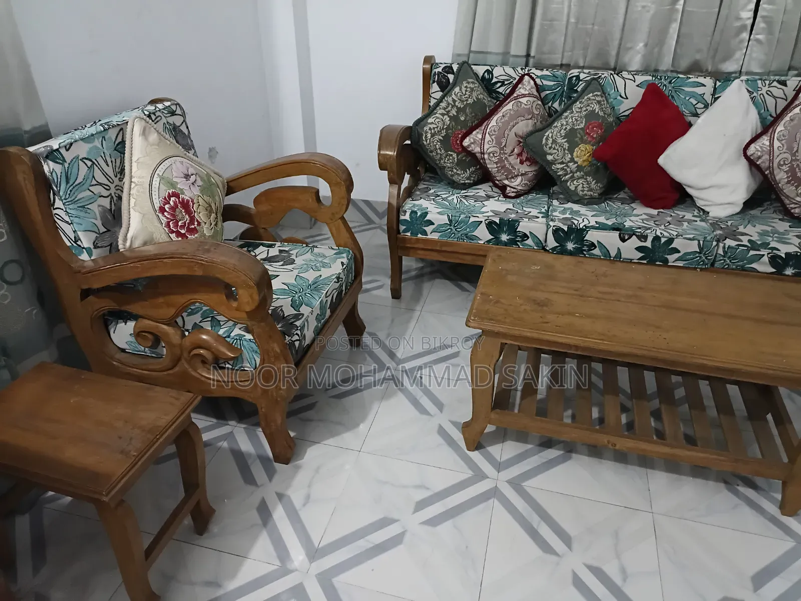 Chittagong Teak Wood Sofa Set