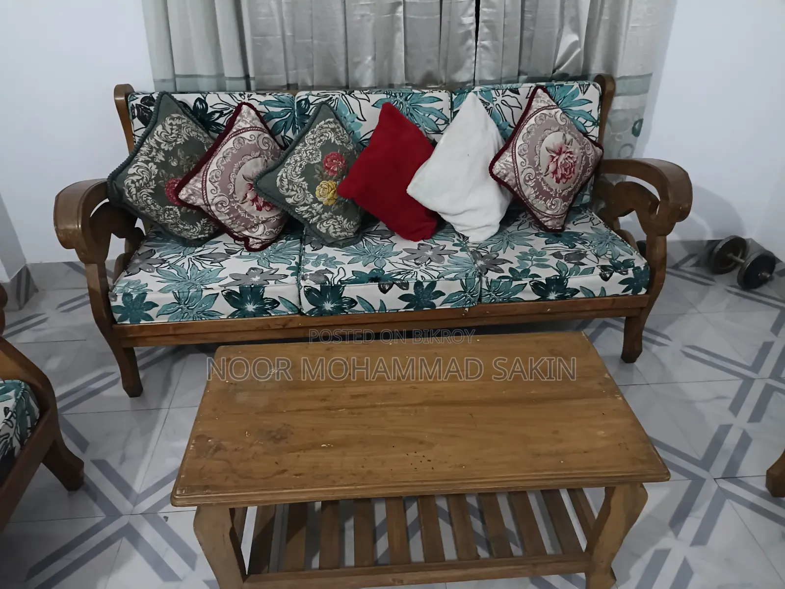 Chittagong Teak Wood Sofa Set