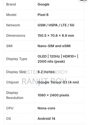 Google Pixel 8 256 GB Pink