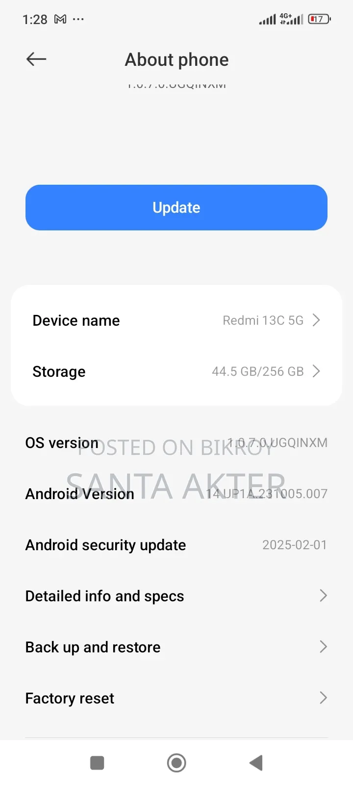 Xiaomi Redmi 13C 5G 256 GB Green