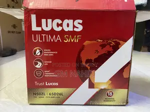 New Lucas N50zl Battery