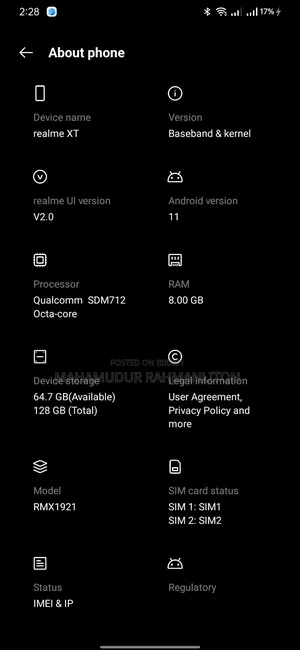 Xiaomi 128 GB Blue